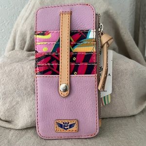 Consuela Retired Lila Card Organizer NWT
